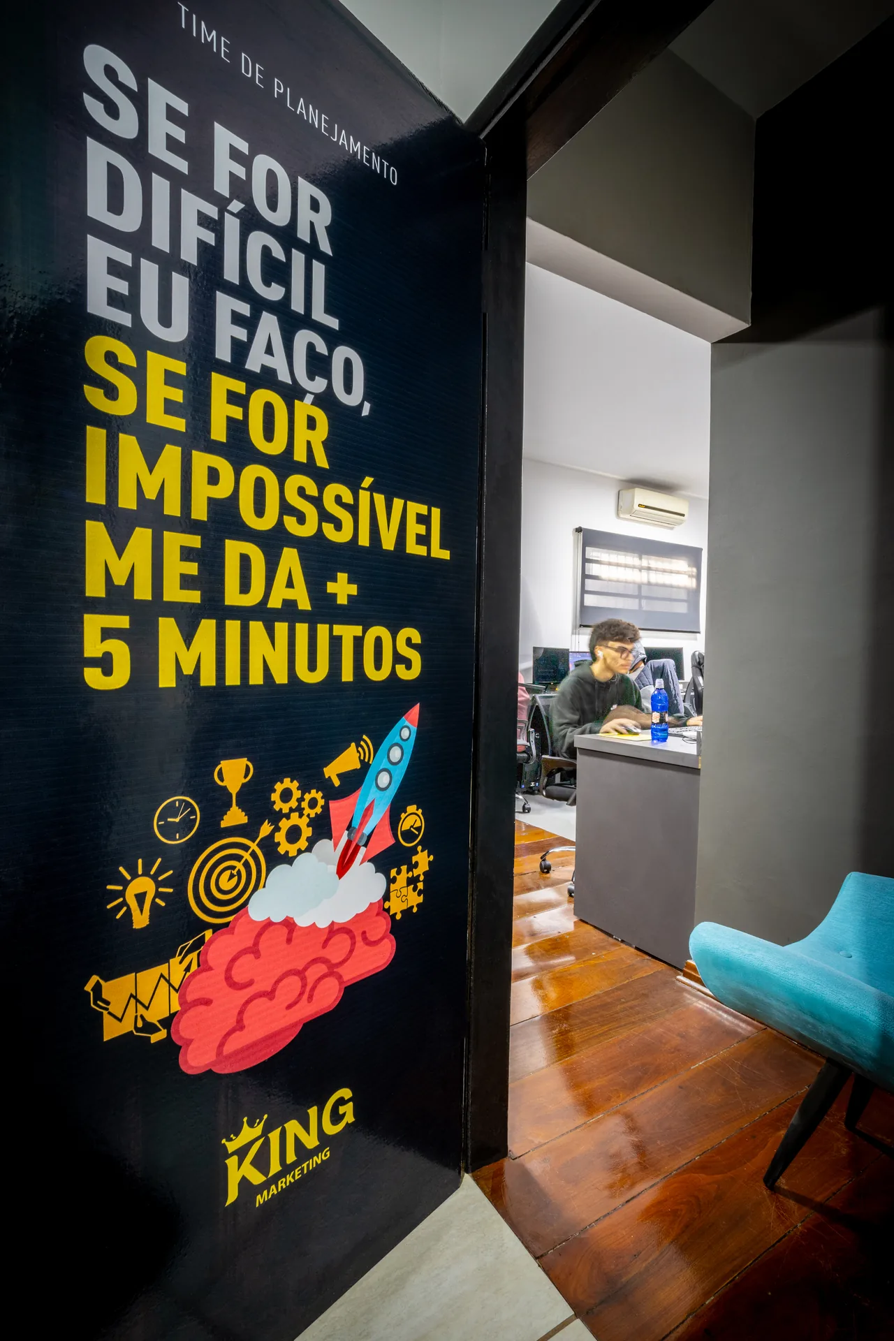 Espaço de trabalho e cultura da KING